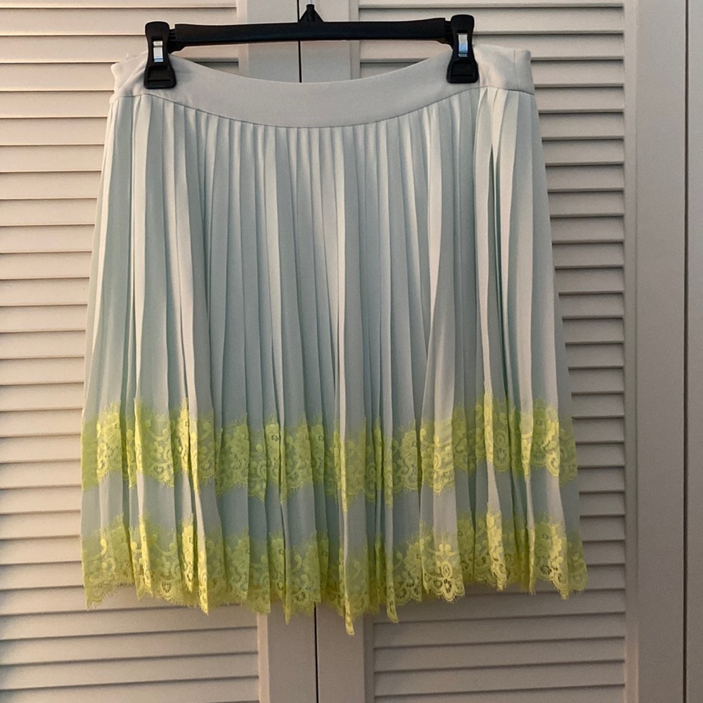 Ted Baker Sea Foam and Neon Skirt.